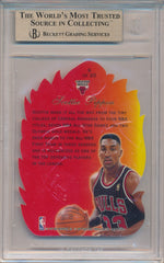 Fleer 1996-1997 Flair Showcase Hot Shots #9 Scottie Pippen  / BGS Grade 9.5