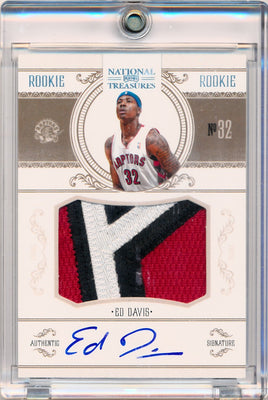 Panini 2010-2011 National Treasures  Century Platinum #213 Ed Davis 4/5