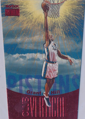 SkyBox 1999-2000 Premium Club Vertical #9/10CV Grant Hill 26/100 / BGS Grade 7.5