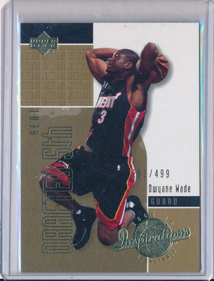 Upper Deck 2003-2004 Inspirations Basketball #160 Dwyane Wade 261/499