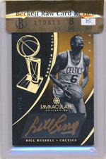 Panini 2012-2013 Immaculate Collection Title Winners Autographs #TWBR Bill Russell 5/11 / Auto Grade 10