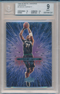 SkyBox 1998-1999 Metal Universe LinchPins #6/10LP Keith Van Horn  / BGS Grade 8.5