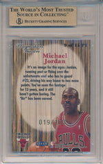 Fleer 1998-1999 Tradition Playmaker Theatre #9/15PT Michael Jordan 19/100 / BGS Grade 9.5