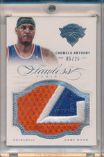 Panini 2012-2013 Flawless Silver Jumbo Patches #44 Carmelo Anthony 05/25