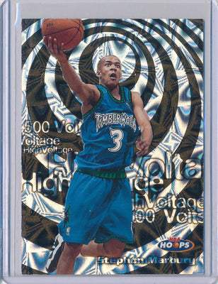 SkyBox 1997-1998 Hoops High Voltage #11/20HV Stephon Marbury 308/500