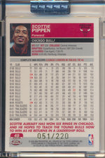 Topps  2003-2004 Chrome  X-Fractor #49 Scottie Pippen 51/220