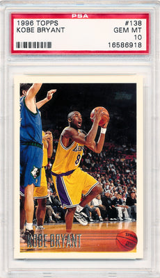 Topps 1996-1997   #138 Kobe Bryant  / PSA Grade 10