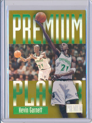 SkyBox 1997-1998 Premium Premium Player #8/15PP Kevin Garnett