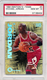 Skybox 1994-1995 Emotion N-Tense  #3 Michael Jordan 3/10 / PSA Grade 10