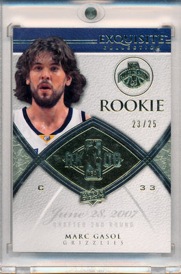 Upper Deck 2008-2009 Exquisite Collection Rookie Parallel #89 Marc Gasol 23/25