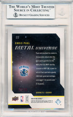 Skybox 2008-2009 Metal Universe Precious Metal Gems Red #22 Chris Paul 35/50 / BGS Grade 9