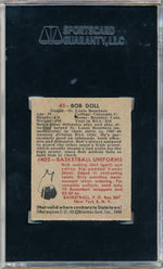 Topps Bowman  1948 St. Louis Hawks  #50 Bob Doll  / PSA Grade 4