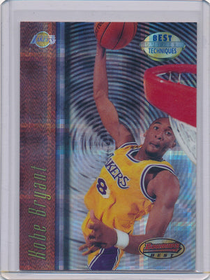 Topps 1998 Bowman's Best Dunker Techniques #T4 Kobe Bryant