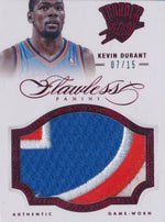 Panini 2012-2013 Flawless Ruby Jumbo Patches #38 Kevin Durant 07/15 / BGS Grade 9