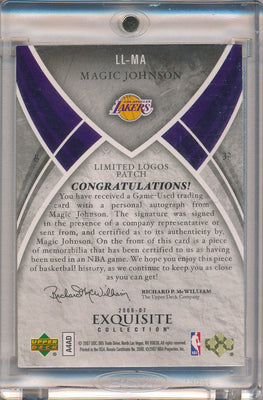 Upper Deck 2006-2007 Exquisite Collection Limited Logos #LL-MA Magic Johnson 49/50