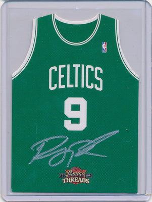 Panini 2009-10 Threads Jersey Die Cut Autograph #4 Rajon Rondo 23/25