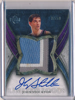 Upper Deck 2006-2007 Exquisite Collection Limited Logos #LL-ST John Stockton 37/50