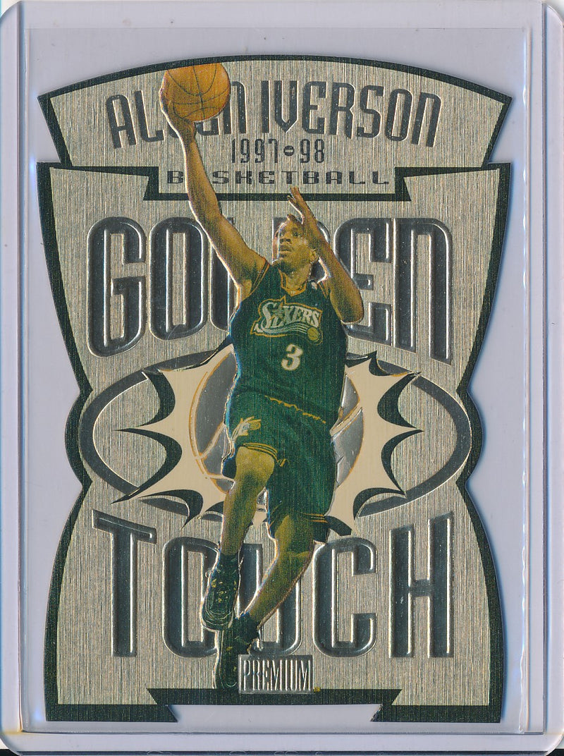 SkyBox 1997-1998 Premium Golden Touch #2/15GT Allen Iverson