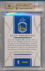 Panini 2012-2013 Immaculate Collection Jumbo Patch Autographs #PP-KT Klay Thompson 6/75 / BGS Grade 9.5 / Auto Grade 10