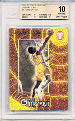 Topps 2002-2003 Pristine Refractors #8 Kobe Bryant 19/50 / BGS Grade 10