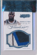 Panini 2012-2013 Flawless Silver Jumbo Patches #54 Shaquille O'Neal 07/22 / BGS Grade 9