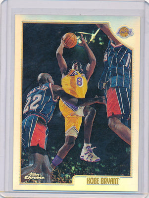 Topps 1999 Chrome Refractor #68 Kobe Bryant