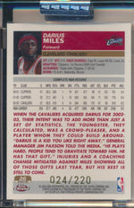 Topps  2003-2004 Chrome  X-Fractor #26 Darius Miles 24/220