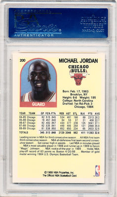 Hoops 1989   #200 Michael Jordan  / PSA Grade 10