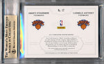 Panini 2012-2013 National Treasures NBA Logoman Combos #17 Amar'e Stoudemire / Carmelo Anthony 3/4 / BGS Grade 9.5