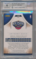 Panini 2012-2013 Immaculate Collection Basketball #134 Anthony Davis 37/99 / BGS Grade 8.5 / Auto Grade 10