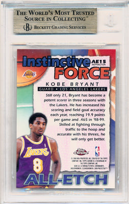 Topps 2000 Chrome All-Etch Refractors #AE15 Kobe Bryant  / BGS Grade 9.5