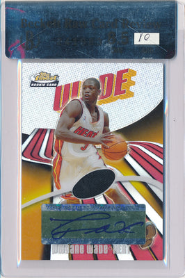 Topps 2003-2004 Finest Basketball #158 Dwyane Wade 235/250 / BGS Grade 8.5 / Auto Grade 10