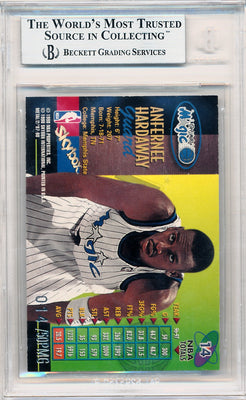 Skybox 1997-1998 Metal Universe Championship Precious Metal Gems #14 Anfernee Hardaway 14/50 / BGS Grade 9