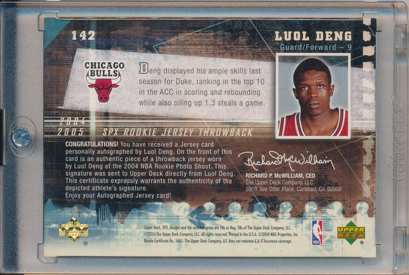 Topps 2009-2010 Chrome Refractor #15 Luol Deng 1/1