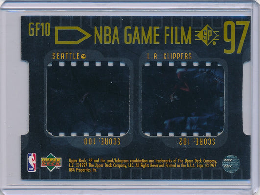 Upper Deck 1996-1997 SP  NBA Game Film #GF10 Shawn Kemp