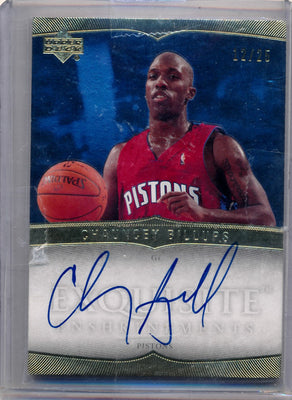 Upper Deck 2006-2007 Exquisite Collection Exquisite Enshrinements #EXBI Chauncey Billups 12/25