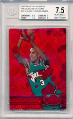 Skybox 1997-1998 Metal Universe Precious Metal Gems #31 Shareef Abdur-Rahim 96/100 / BGS Grade 7.5