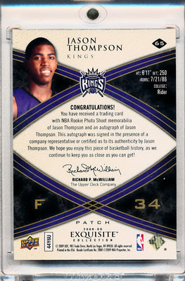 Upper Deck 2008-2009 Exquisite Collection Rookie Parallel #65 Jason Thompson 8/34