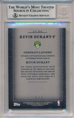 Topps  2007-2008 Letterman X-Fractors #LP-KD Kevin Durant 1/1 / BGS Grade 9