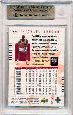 Upper Deck 1998-1999 Ionix MJ Hologrfx #MJ3 Michael Jordan  / BGS Grade 9.5