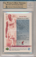 Upper Deck 2003-2004 Ultimate Collection Jerseys #DY-J Dwyane Wade 182/200 / BGS Grade 9.5