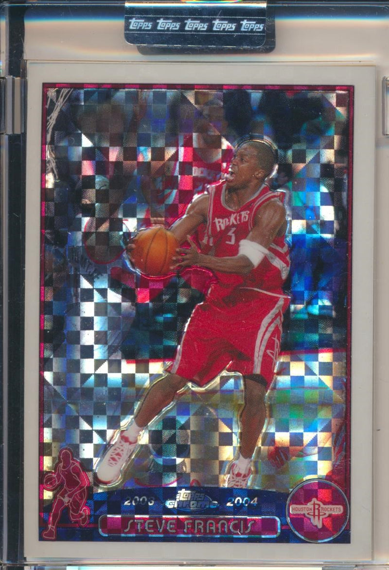 Topps  2003-2004 Chrome  X-Fractor #35 Steve Francis 113/220