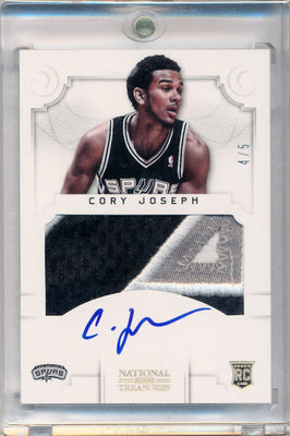 Panini 2012-2013 National Treasures  Gold #126 Cory Joseph 4/5