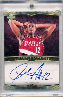 Upper Deck 2006-2007 Exquisite Collection Exquisite Enshrinements #EXLA Lamarcus Aldridge 2/25