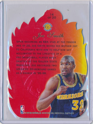 Fleer 1996-1997 Flair Showcase  Hot Shots #14/20 Joe Smith