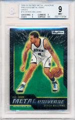 Skybox 2008-2009 Metal Universe Precious Metal Gems Green #70 Deron Williams 6/50 / BGS Grade 9