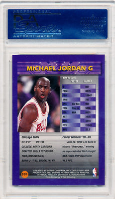 Topps 1994-1995 Finest  #331 Michael Jordan  / PSA Grade 10