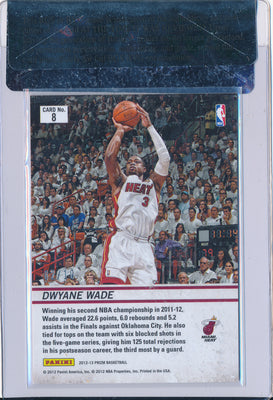 Panini 2012-2013 Prizm Downtown Bound #8 Dwyane Wade 2/10 / BGS Grade 9