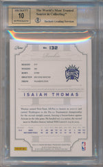 Panini 2012-2013 National Treasures Rookie Card #132 Isiah Thomas 42/199 / BGS Grade 9.5 / Auto Grade 10