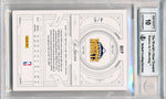 Panini 2009-2010 National Treasures Century Platinum #217 Ty Lawson 4/5 / BGS Grade 9 / Auto Grade 10